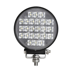 12 Volt LED Work Lights|4'' 24W|PC Lens|Wide Flood|12V 24V DC