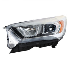 TOPPARTZ Headlight Assembly Replacement for 2017-2019 Ford Escape with LED DRL Chrome Halogen Left Driver FO2502351