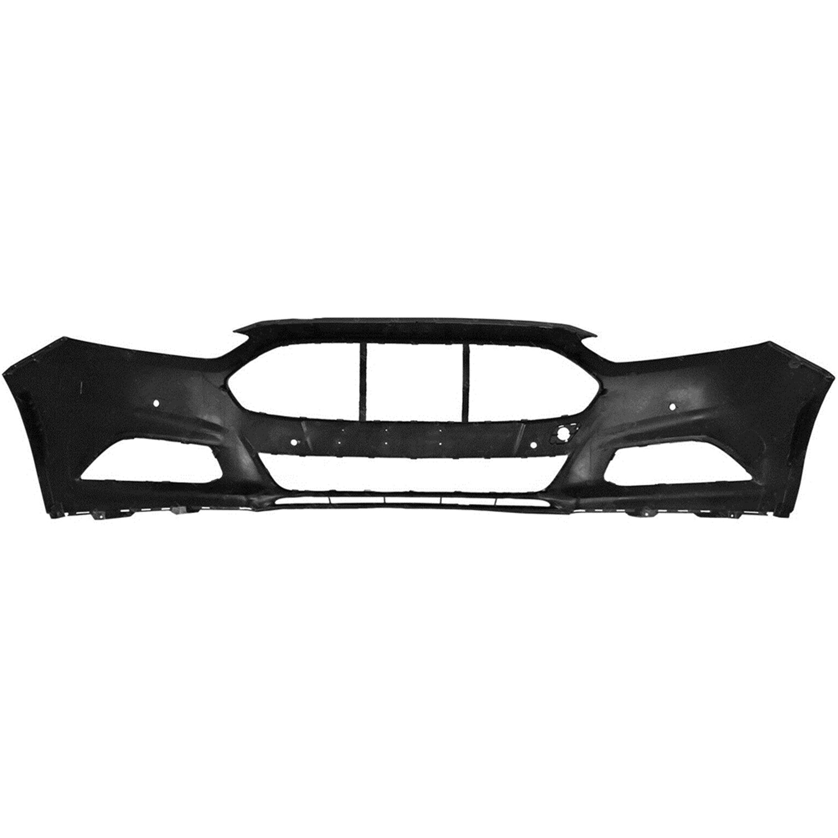 TOPPARTZ New Primered Front Bumper Fascia for 2013-2016 Ford Fusion with Park Assist Sensor Holes
