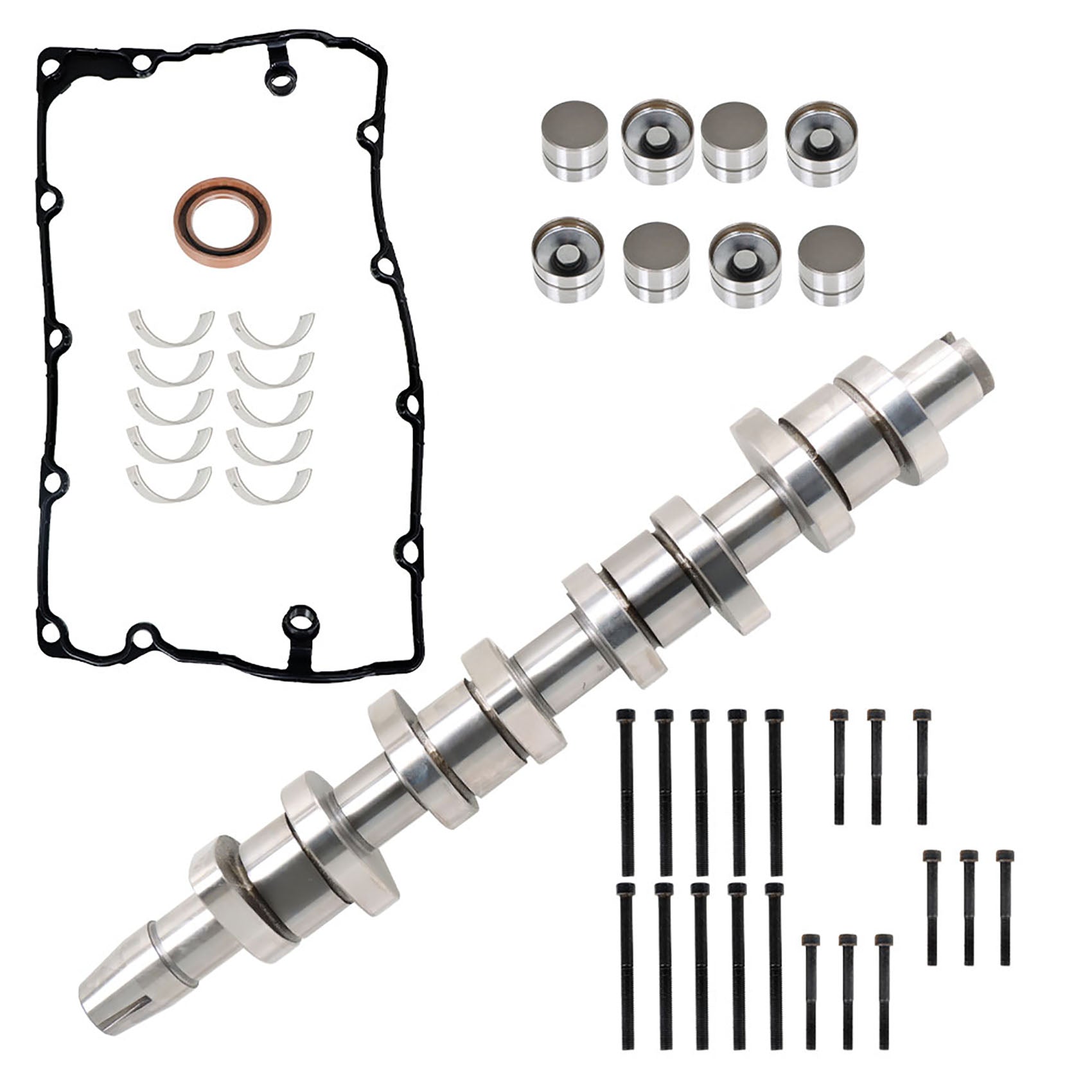 TOPPARTZ Engine Camshaft Fuel Injector Rocker Arm Kit 038109101AH 038109309A Replacement for MK5 VW Jetta BRM 1.9 TDI 2005-2006