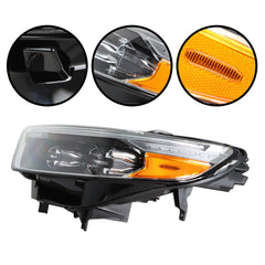 TOPPARTZ LED Headlights Assembly Replacement for 2020-2022 Ford Explorer Projector Headlamp Driver Side