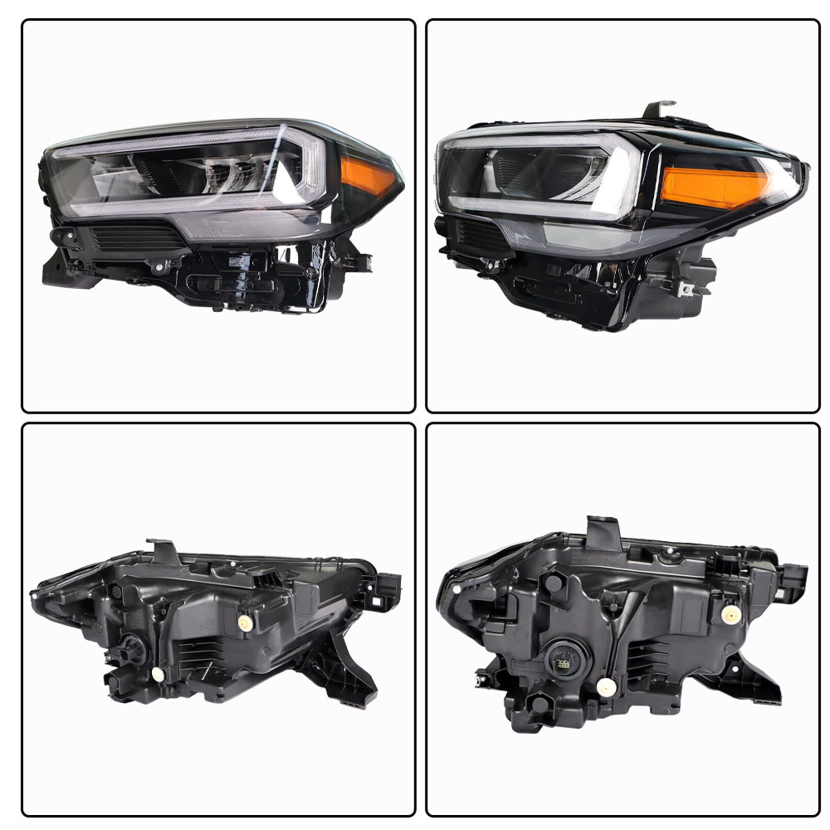 TOPPARTZ Headlight Assembly Replacement for Toyota Tacoma Full LED DRL 2020-2023 Headlights Set Driver Side