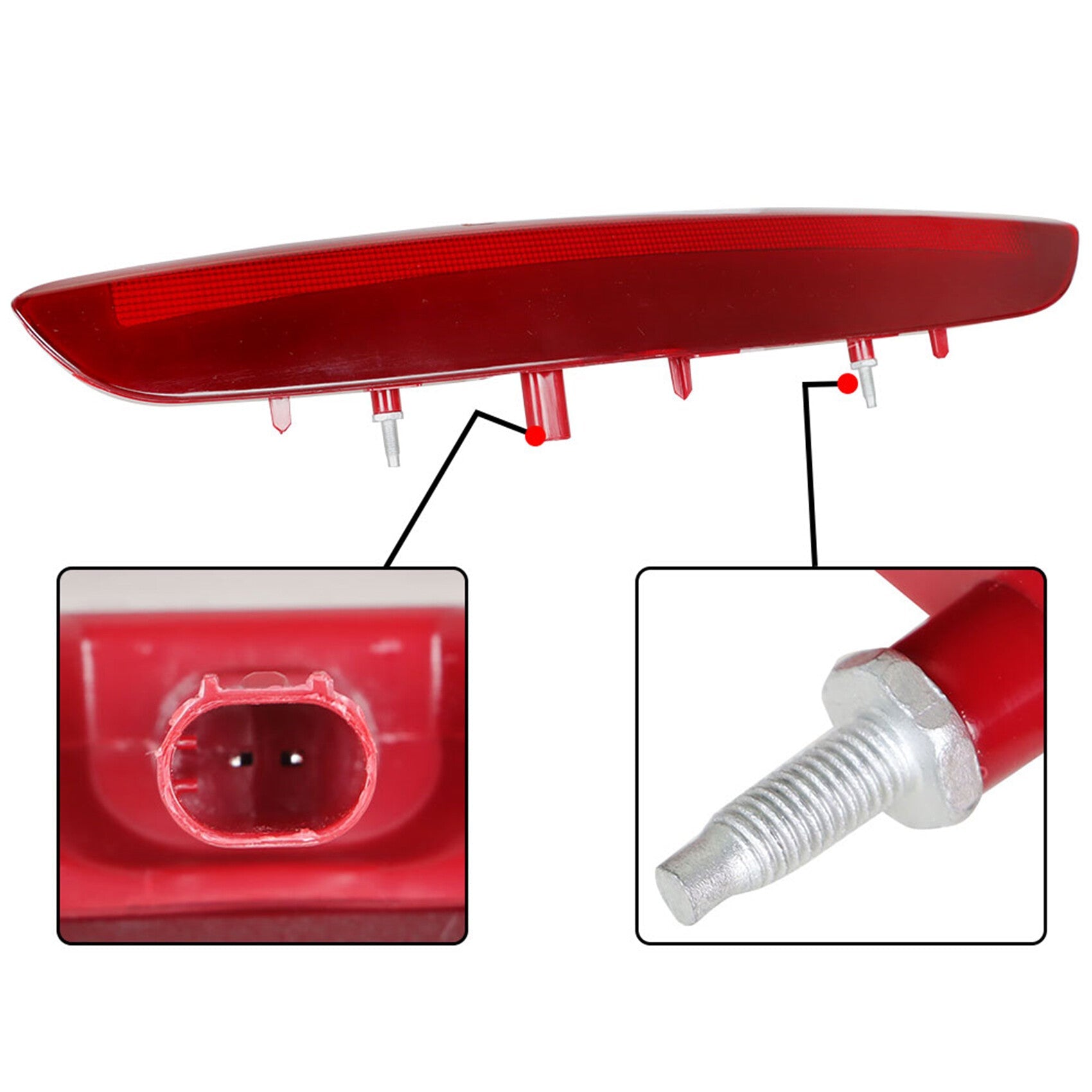 TOPPARTZ High Mounted Third Brake Light 68247167AA Stop Third Brake Tail Lamp LED Light Replacement for Renegade 2015-2020
