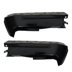 TOPPARTZ Set of 2 Rear Step Bumper Face Bars without Parking Aid Sensor Holes Replacement for 2015-2020 F150 FO1102382