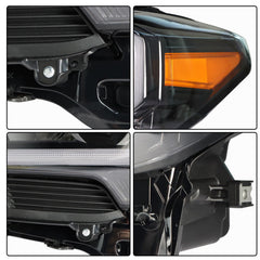 TOPPARTZ Headlight Assembly Replacement for Toyota Tacoma Full LED DRL 2020-2023 Headlights Set Driver Side