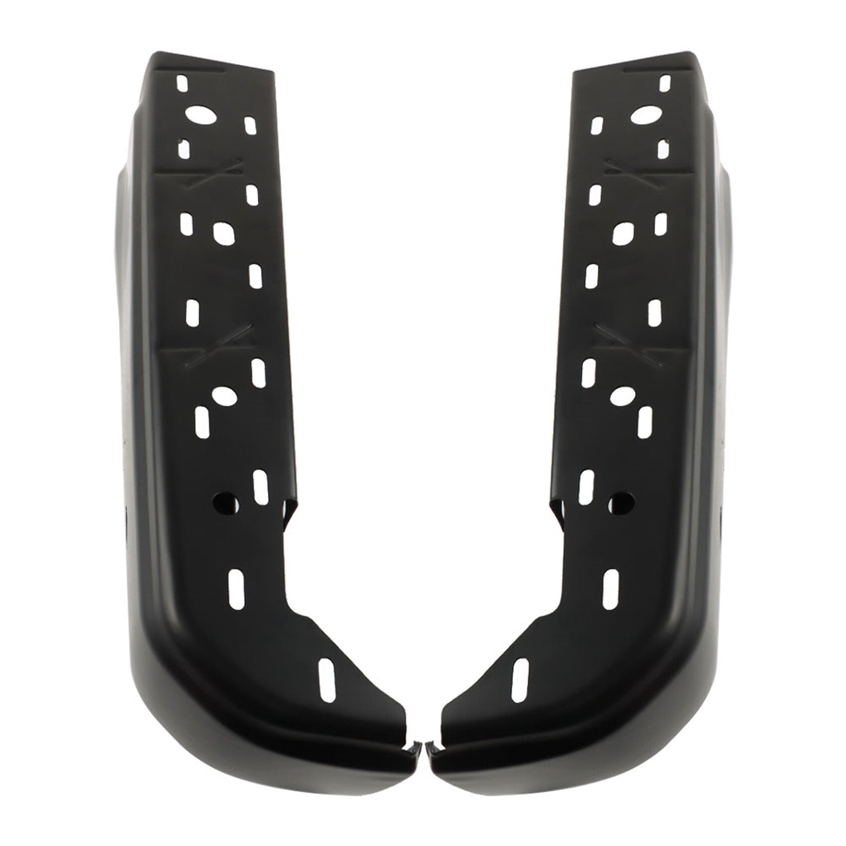 TOPPARTZ Set of 2 Rear Step Bumper Face Bars with Parking Aid Sensor Holes Replacement for 2015-2020 F150 FO1102383