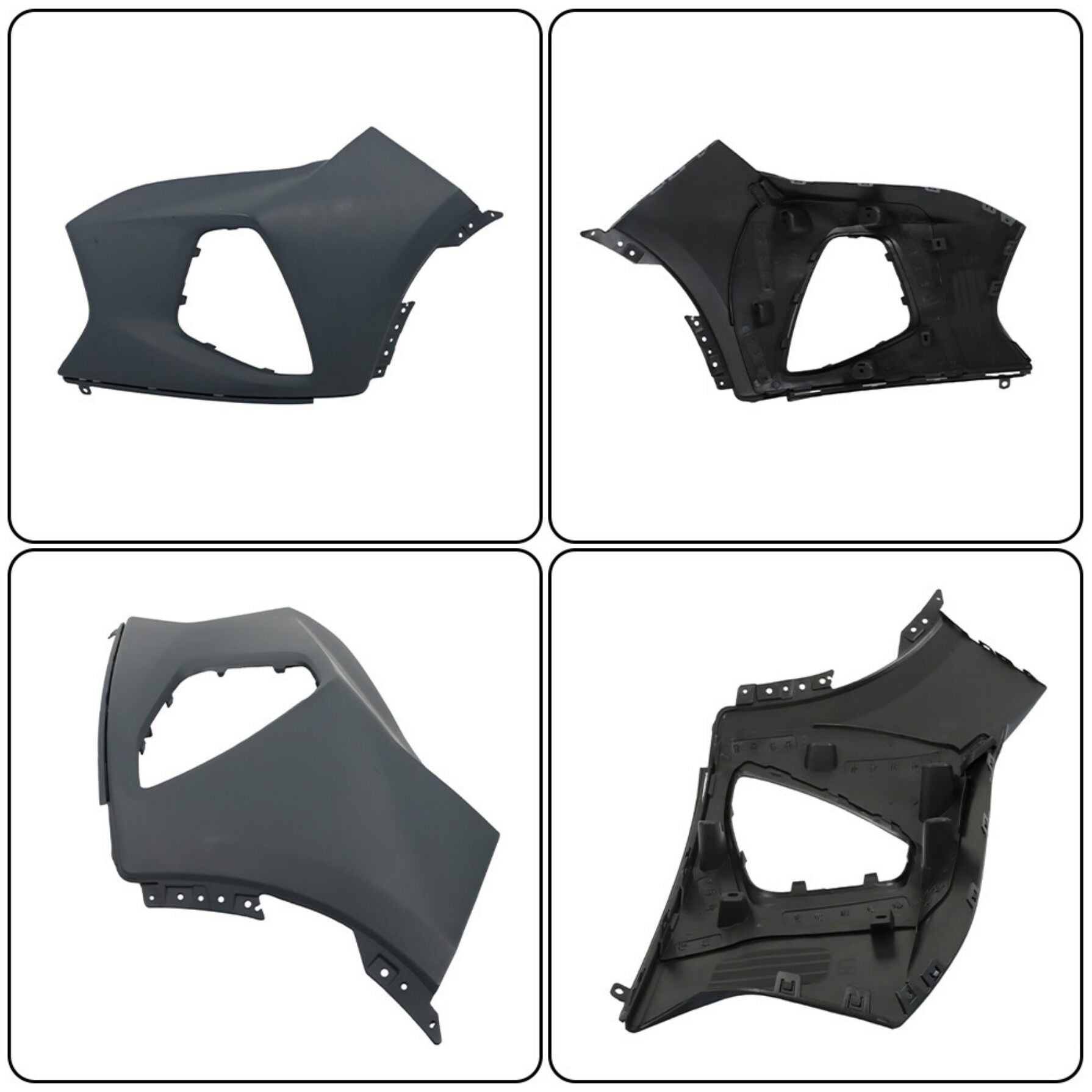 TOPPARTZ Front Bumper Upper Cover Left Side Replacement for 2019 2020 2021 2022 Blazer GM1016109 84537990