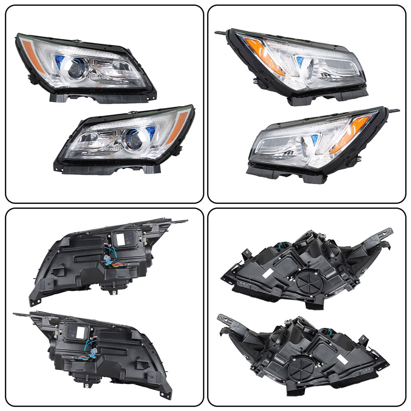 TOPPARTZ Headlight Assembly Replacement for Buick LaCrosse 2014-2016 Headlights Halogen Type LED Set Driver ＆ Passenger Side