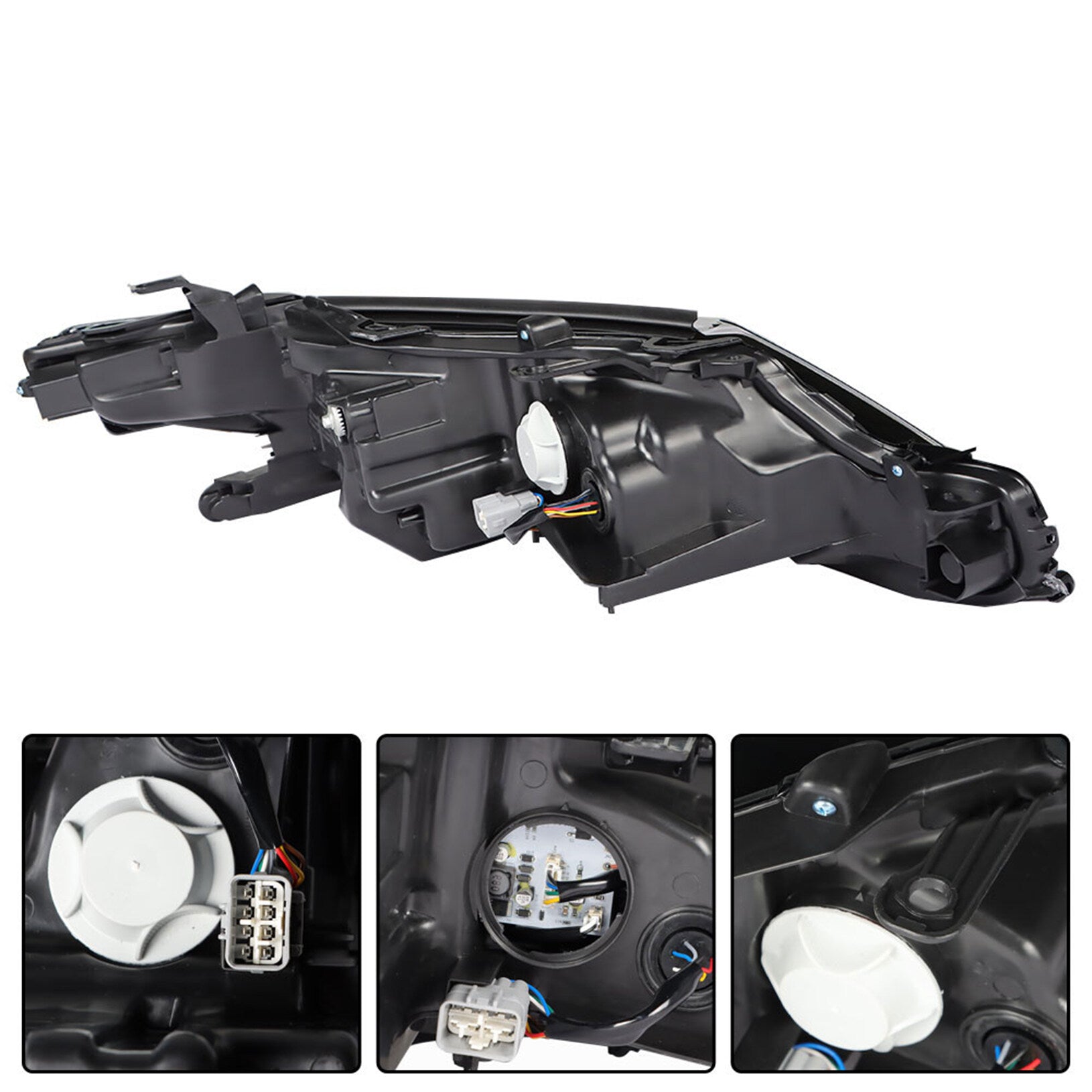 TOPPARTZ Headlight Assembly Replacement for Toyota Camry XLE XSE 2018-2020 Full LED Headlight Set Driver Side
