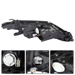TOPPARTZ Headlight Assembly Replacement for Toyota Camry XLE XSE 2018-2020 Full LED Headlight Set Driver Side
