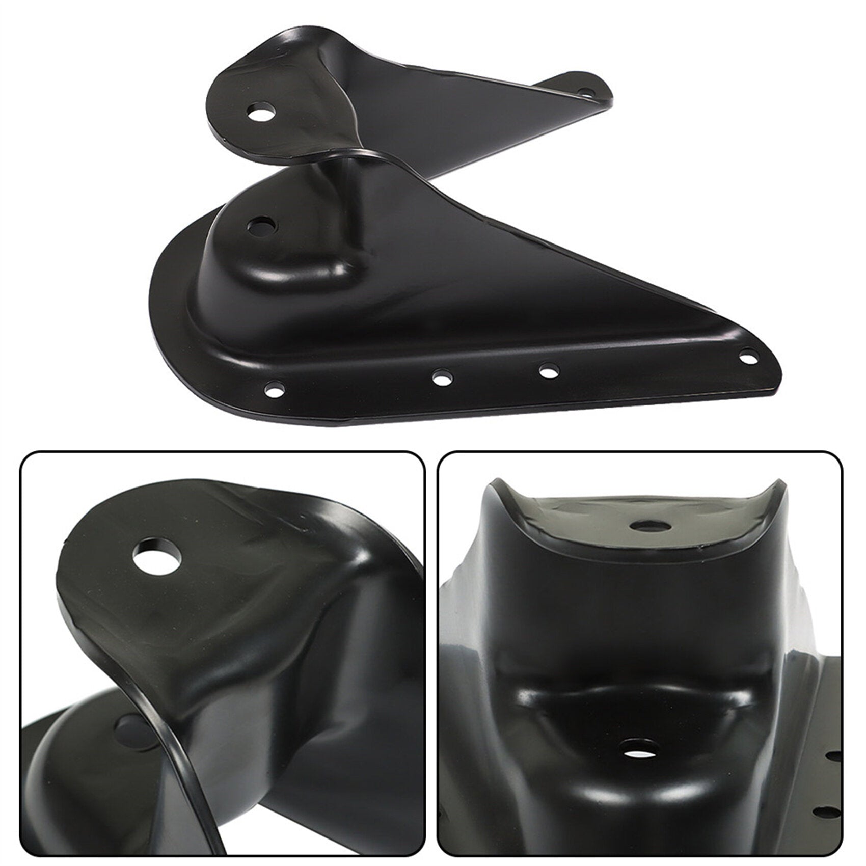 TOPPARTZ Front Rear Leaf Spring Shackle Hanger Standard Cab Replacement for 1973-1987 Chevrolet K10 K20