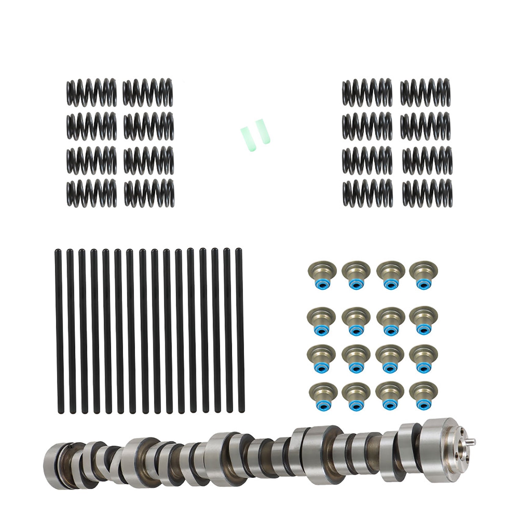 TOPPARTZ Stage 4 LS Truck Camshaft Kit and Chromoly Pushrods Replacement for GM trucks and SUVs equipped with 4.8L, 5.3L, 6.0L, or 6.2L engines