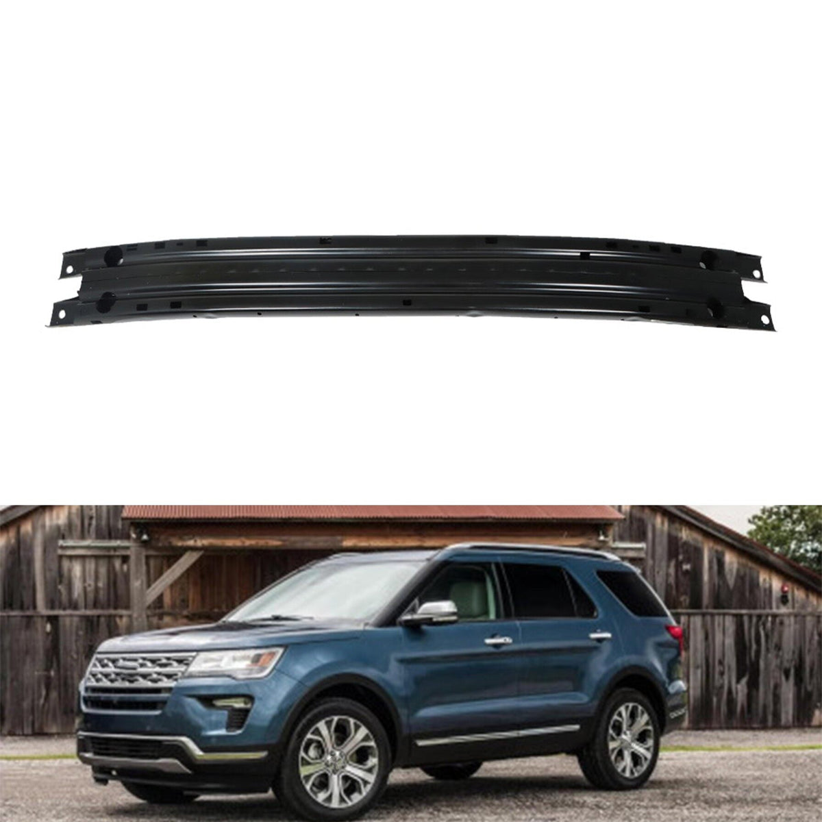 TOPPARTZ Front Bumper Face Bar Reinforcement Cross Member Replacement for 2018-2021 Chevrolet Traverse Buick Enclave GM1006703 84445138