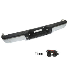 TOPPARTZ Rear Chrome Step Bumper with Rear Object Sensor Assembly Replacement for 2004-2006 F-150 4L3Z17906BA FO1103119