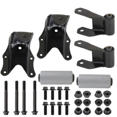 TOPPARTZ Rear Leaf Spring Shackle Bracket Pair & Repair Kit E0TZ5776A Replacement for 1980-1997 Ford F150 F250 F350 Truck Pickup