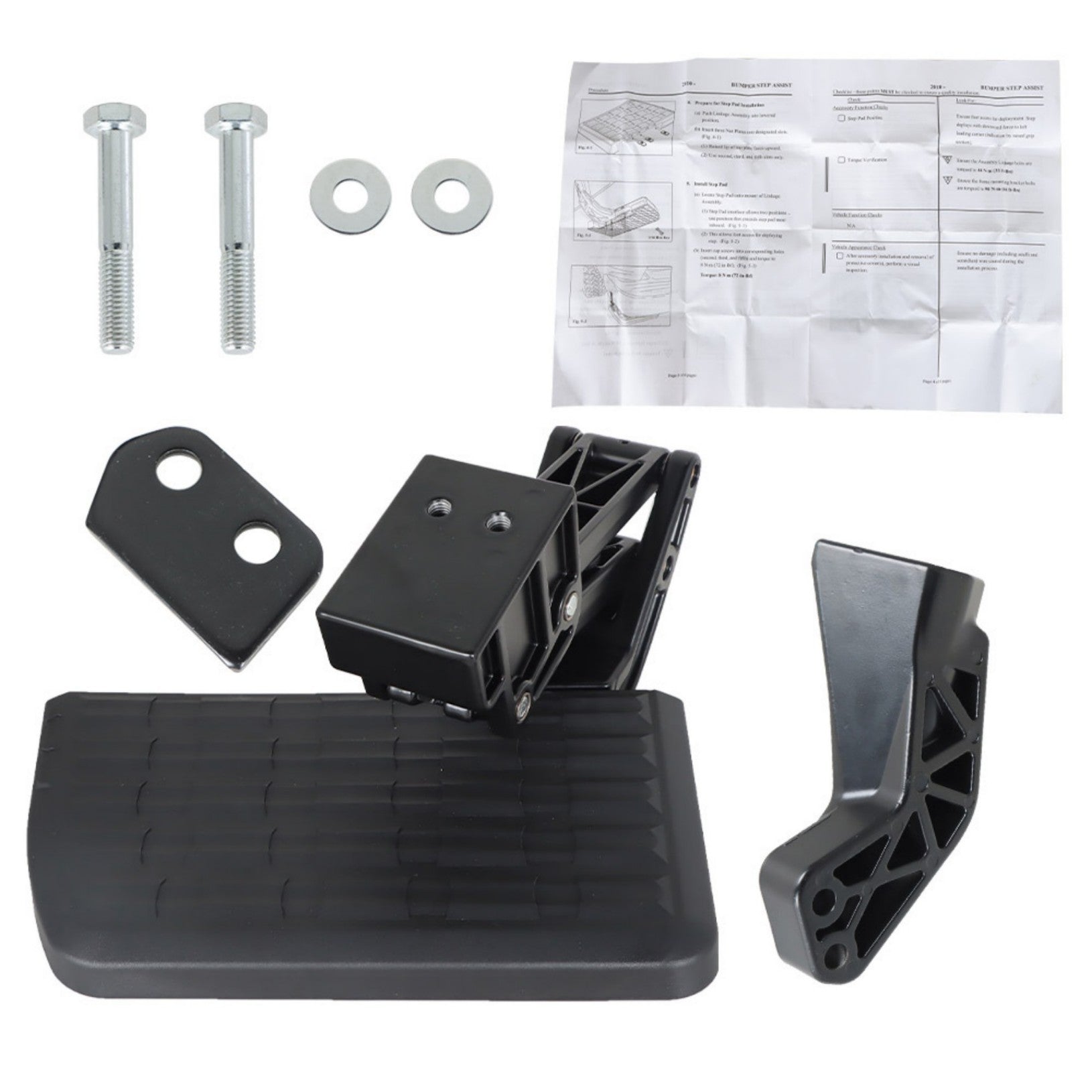 TOPPARTZ Retractable Rear Bed Step Bumper Tailgate Step Replacement for Toyota Tacoma 2012-2021 PT392-35100