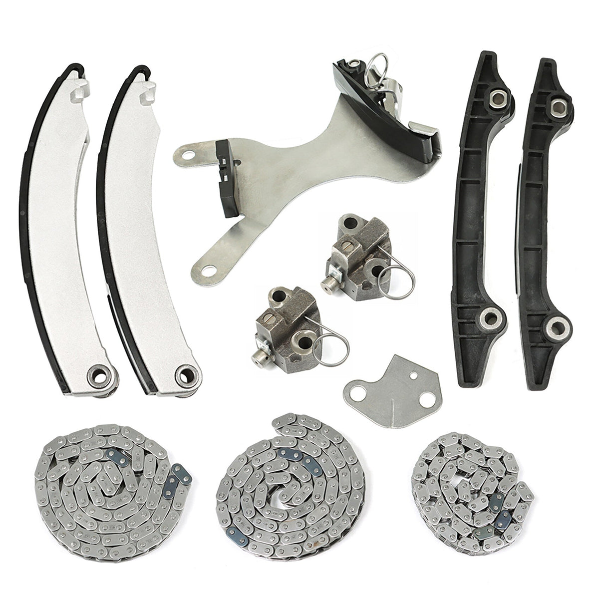 TOPPARTZ Timing Chain Kit w/o Gears 53021295AA 53020680 Replacement for 2002-2011 Dakota Liberty Grand Cherokee 3.7L 226 SOHC
