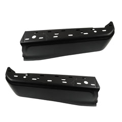 TOPPARTZ Set of 2 Rear Step Bumper Face Bars without Parking Aid Sensor Holes Replacement for 2015-2020 F150 FO1102382