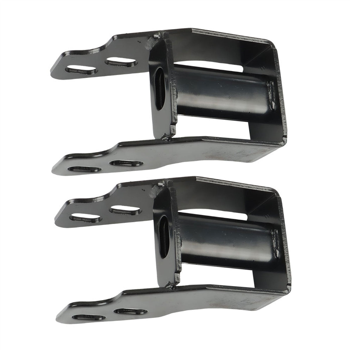 TOPPARTZ Front Bumper Bracket 2 Pieces Black Replacement for 2011 2012 2013 2014 Silverado Sierra 2500HD 3500HD 20966182 GM1066195