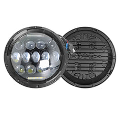 TOPPARTZ LED Headlights Headlamps 7 Round Daytime Running Light Replacement for Jeep Wrangler JK TJ LJ CJ Wrangler