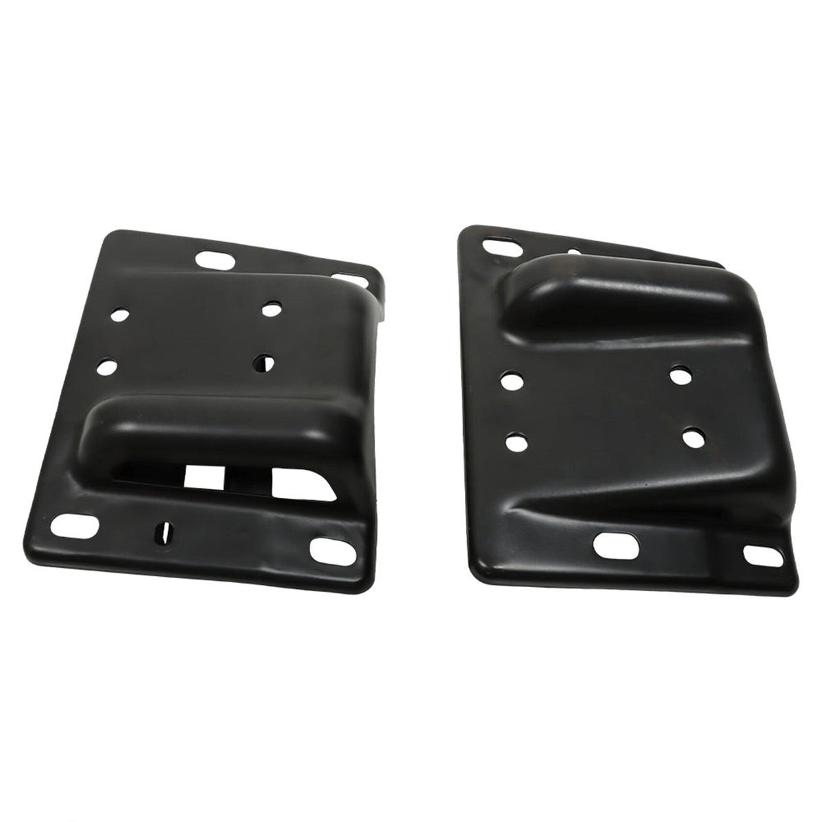 TOPPARTZ Front Outer Bumper Brackets Replacement for 2002-2018 Ram 2500 3500 without Tow Hook and Sport Edition