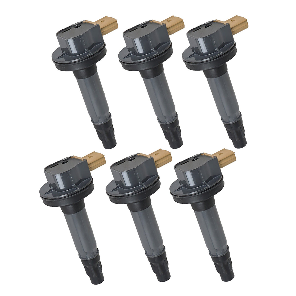TOPPARTZ 6pcs Ignition Coil Pack UF646 BL3Z-12029-C Replacement for Ford Explorer F-150 3.5L Flex Lincoln MKT DG-549 C1814