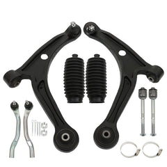 TOPPARTZ 8Pc Front Lower Control Arm Ball Joints with Tie Rods K621349 Replacement for Honda Pilot Acura MDX 2001-2008