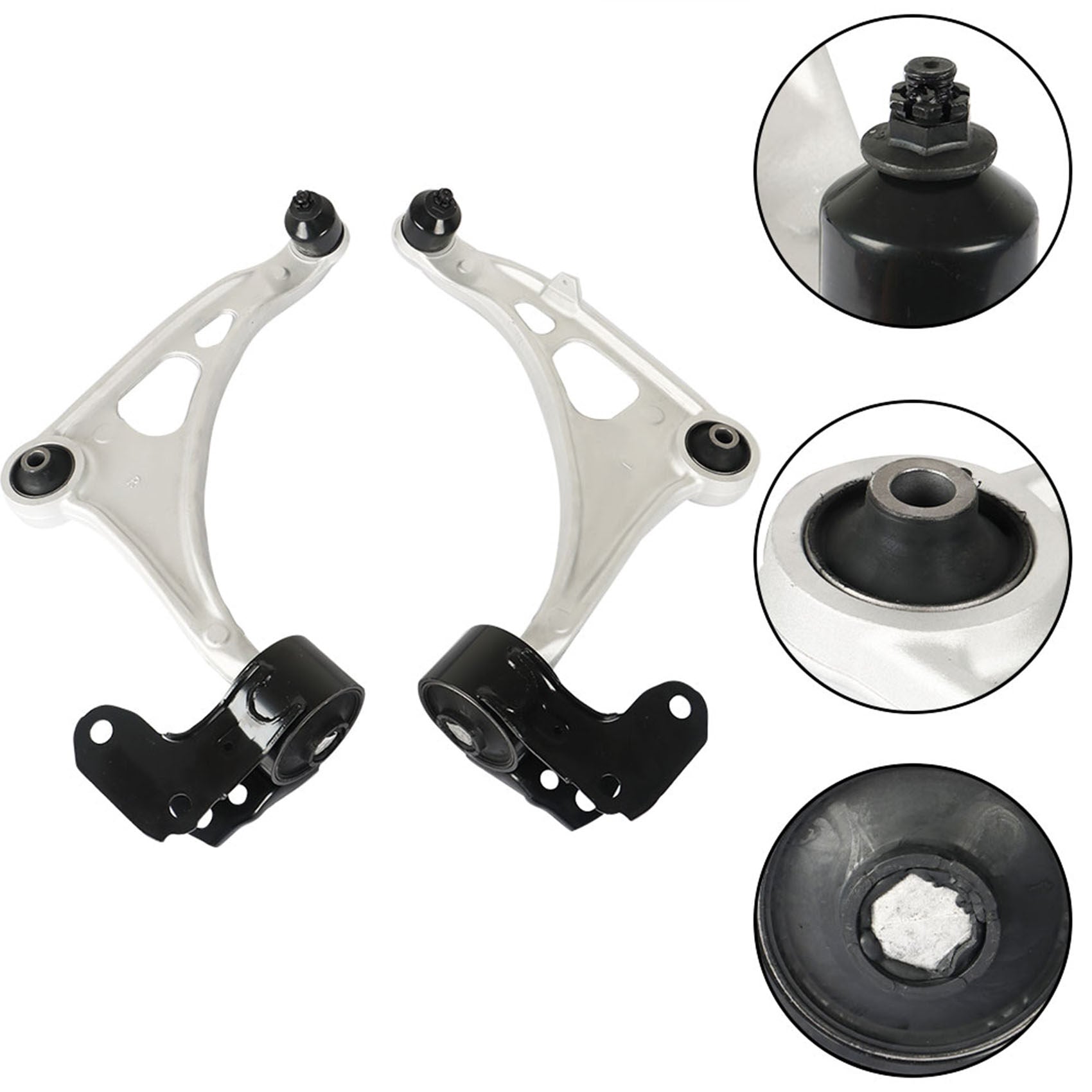 TOPPARTZ 2Pcs Front Lower Control Arm w/Ball Joint Assembly CMS601229 CMS601230 Replacement for Acura MDX 2014-2019 Honda Pilot