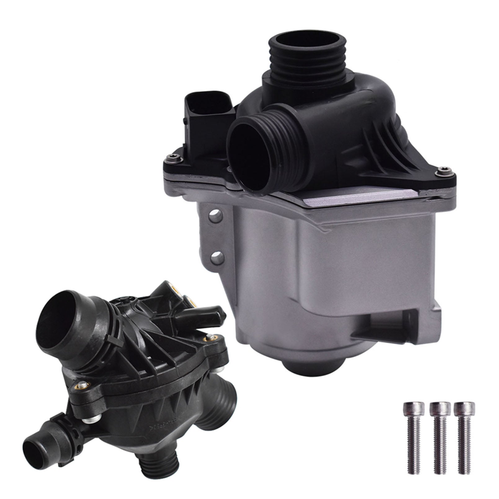 TOPPARTZ Electric Engine Water Pump w/ Coolant Thermostat for BMW X1 X3 X4 X5 X6 Z4 135i 135is 335i 335xi 535i 535xi 640i 740i