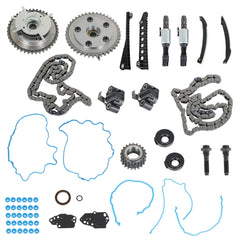 TOPPARTZ Timing Chain Kit with Cam Phasers 3R2Z6A257DA Replacement for Ford F150 F250 Expedition Lincoln Navigator 5.4L