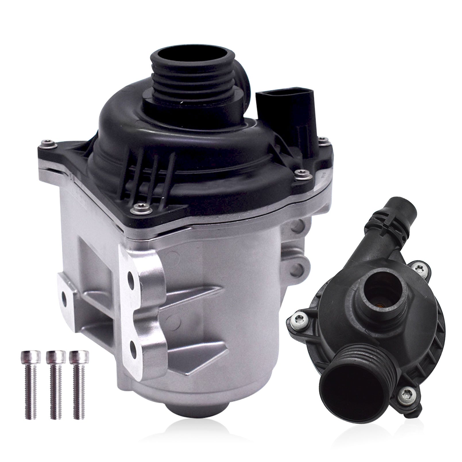 TOPPARTZ Electric Engine Water Pump w/ Coolant Thermostat for BMW X1 X3 X4 X5 X6 Z4 135i 135is 335i 335xi 535i 535xi 640i 740i