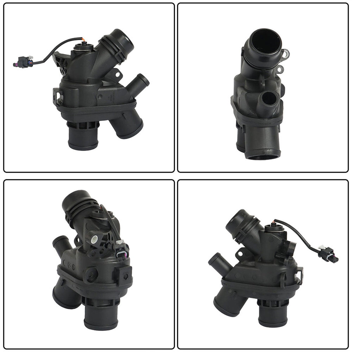 TOPPARTZ Thermostat Housing Assembly with Sensor LR117568 AJ814048 LR107288 AJ813986 Replacement for F-Type XF XE XJ 2013-2019 3.0L V6 - Gas
