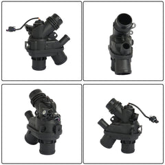 TOPPARTZ Thermostat Housing Assembly with Sensor LR117568 AJ814048 LR107288 AJ813986 Replacement for F-Type XF XE XJ 2013-2019 3.0L V6 - Gas