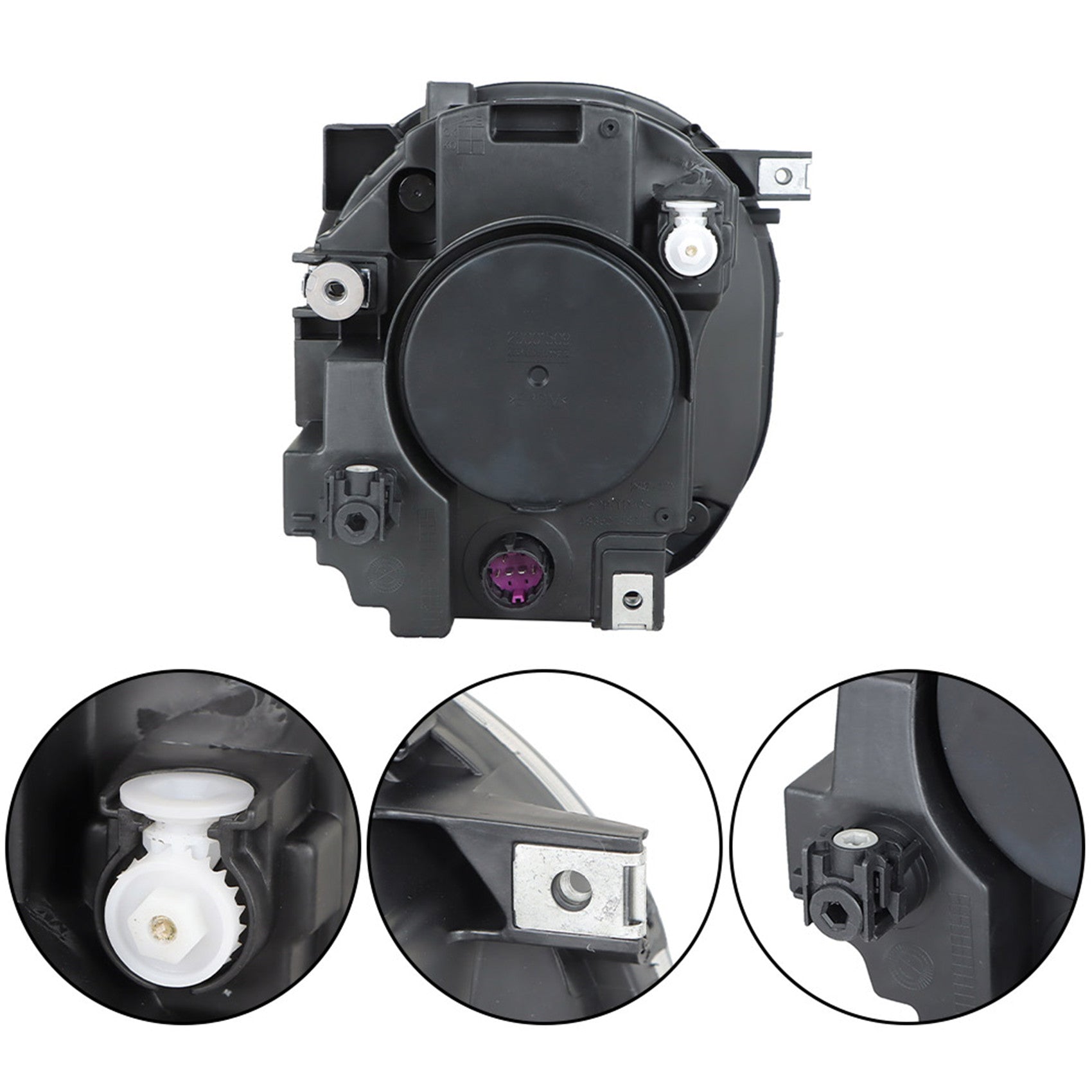 TOPPARTZ Headlight Assembly, Compatible Replacement for 2015-2018 Jeep Renegade Projector Headlamp for Driver and Passenger Side