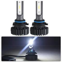 TOPPARTZ 9005/HB3 LED Fog Light Bulbs,50W 12000LM 6000 White High brightness Headlights Bulbs Conversion Kit,Pack of 2