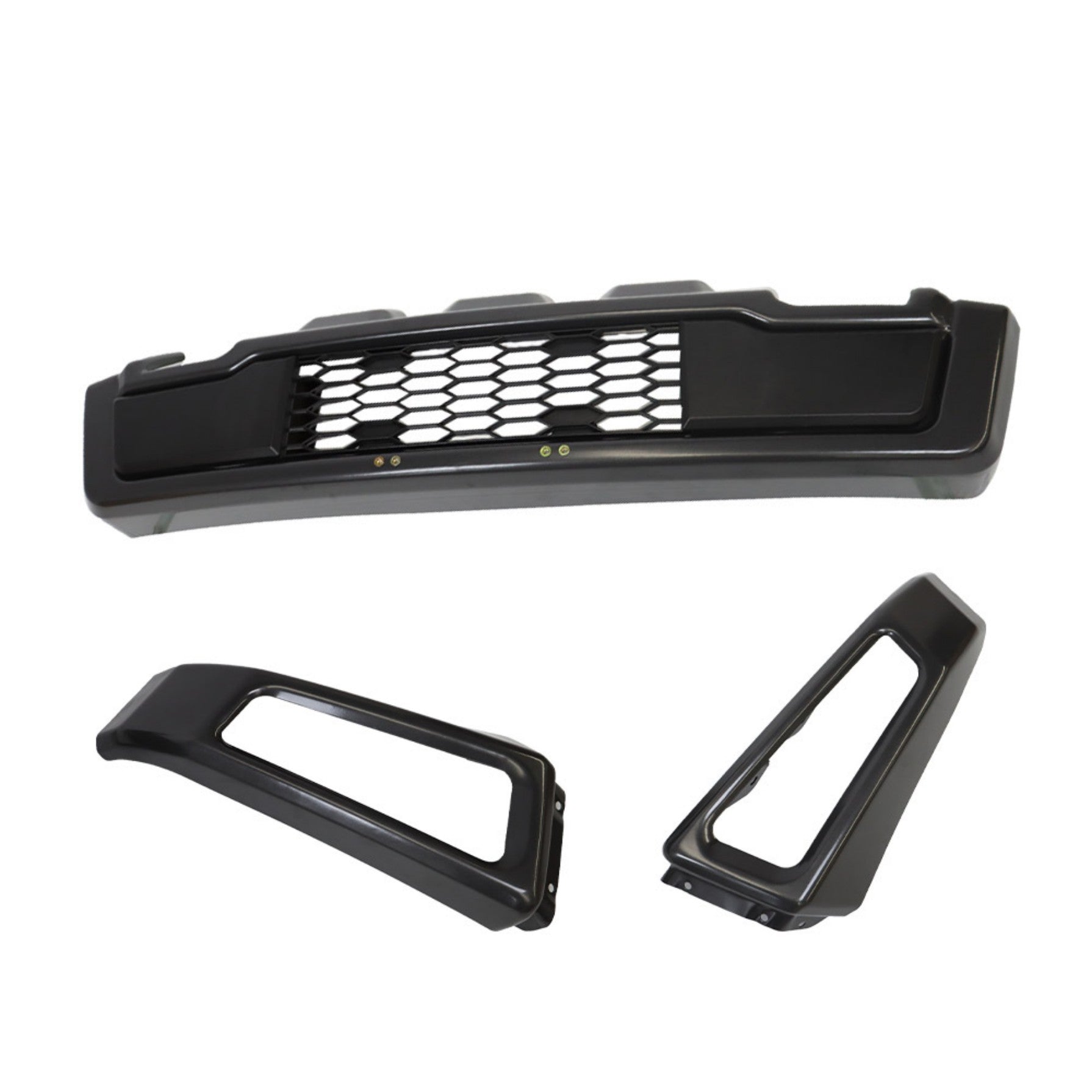TOPPARTZ Painted Grey Steel Front Bumper Replacement for 2009-2014 F150 Conversion Raptor Style