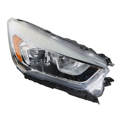 TOPPARTZ Headlight Assembly Replacement for 2017-2019 Ford Escape with LED DRL Chrome Halogen Right Passenger FO2503351