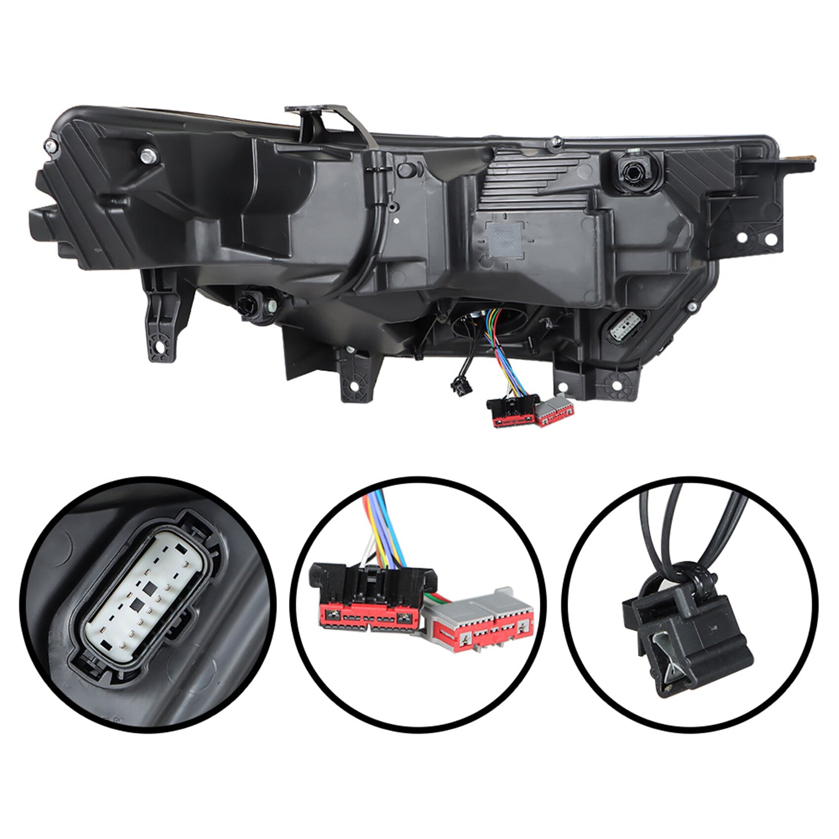 TOPPARTZ LED Headlights Assembly Replacement for 2020-2022 Ford Explorer Projector Headlamp Driver Side