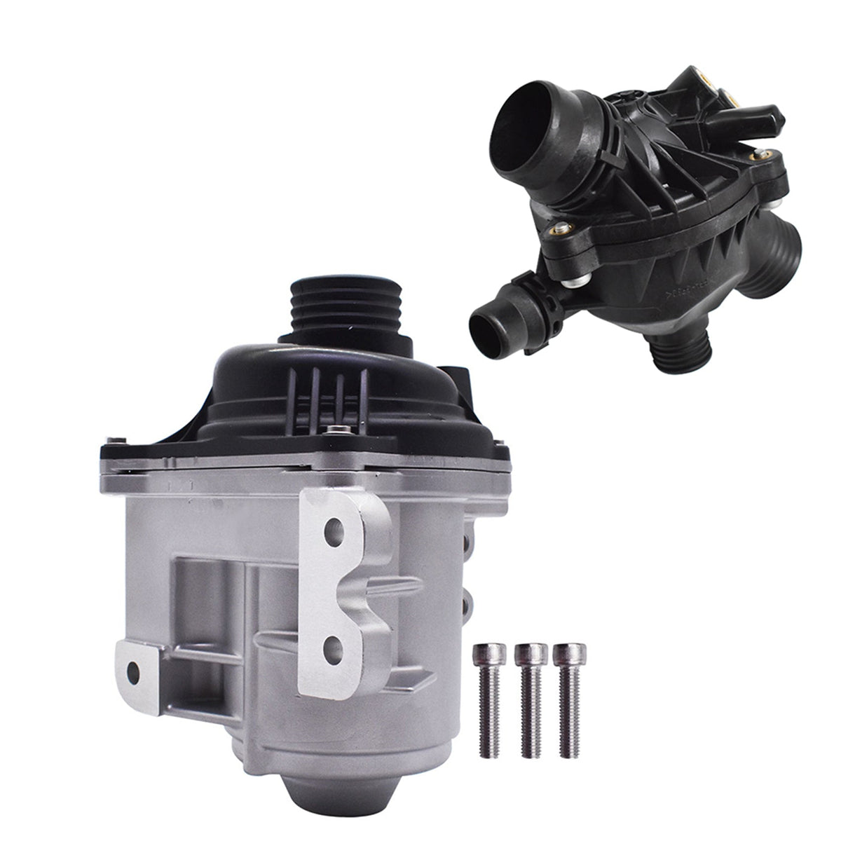 TOPPARTZ Electric Engine Water Pump w/ Coolant Thermostat for BMW X1 X3 X4 X5 X6 Z4 135i 135is 335i 335xi 535i 535xi 640i 740i