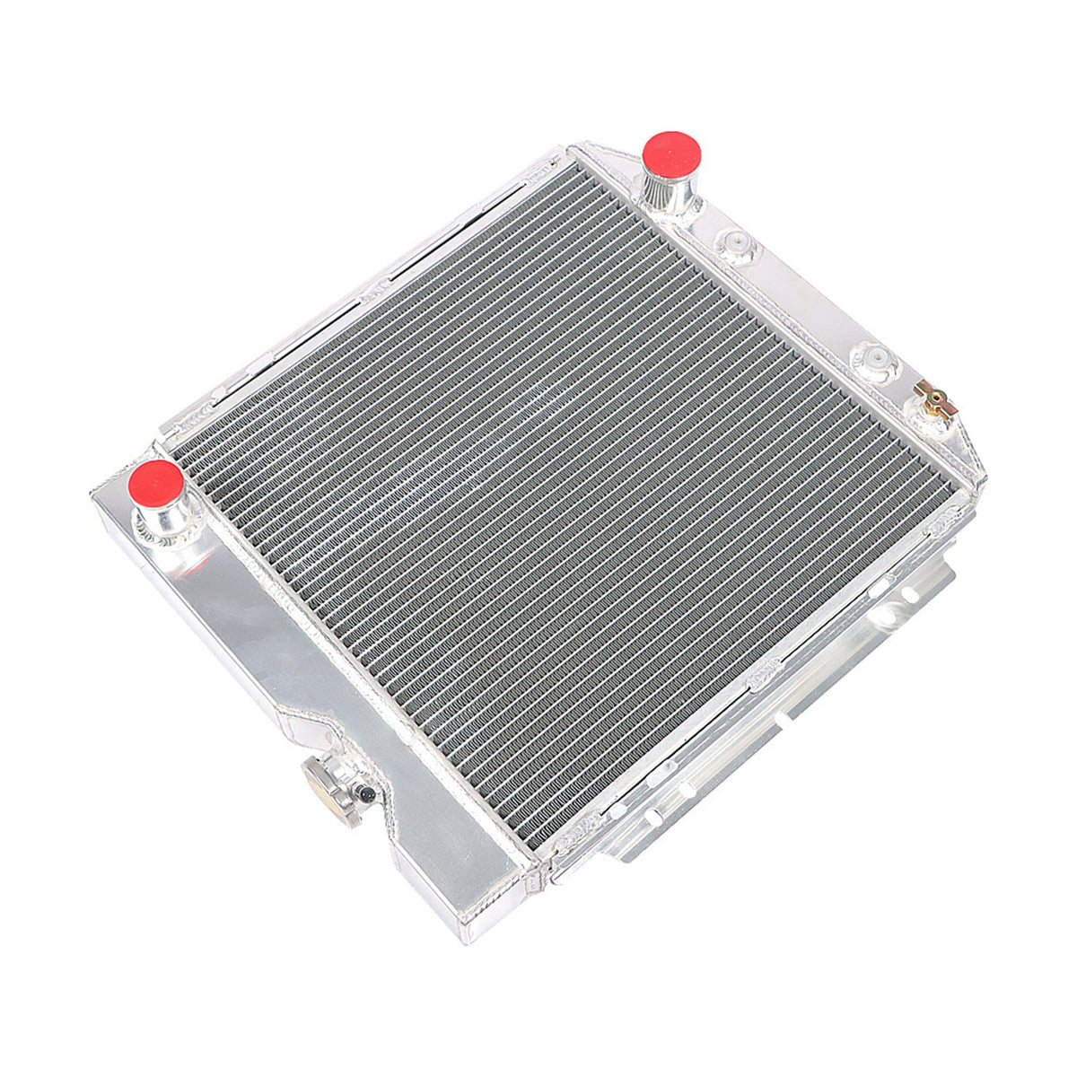 TOPPARTZ 3 Row Aluminum Cooling Radiator Replacement for 1960-1966 Ford Mustang Falcon Comet V8 MT