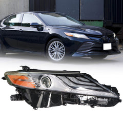 TOPPARTZ Headlight Assembly Replacement for Toyota Camry XLE/XSE Headlights Full LED 2018-2020 RH Set Passenger Side