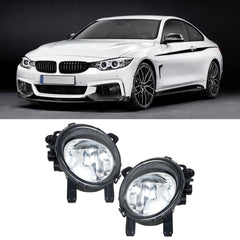 TOPPARTZ Fog Lights Cover For 2012-2015 BMW F22 F30 F35 328i 3 Series Pair  Left+Right Side