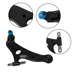 TOPPARTZ Front Lower Control Arm Ball Joint Tie Rod Sway Bars Replacement for Toyota Sienna 2004-2010