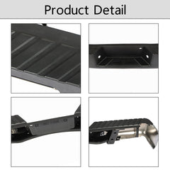 TOPPARTZ Chrome Complete Rear Steel Bumper Assembly Replacement for 2009 2010 2011 2012 2013 2014 F150
