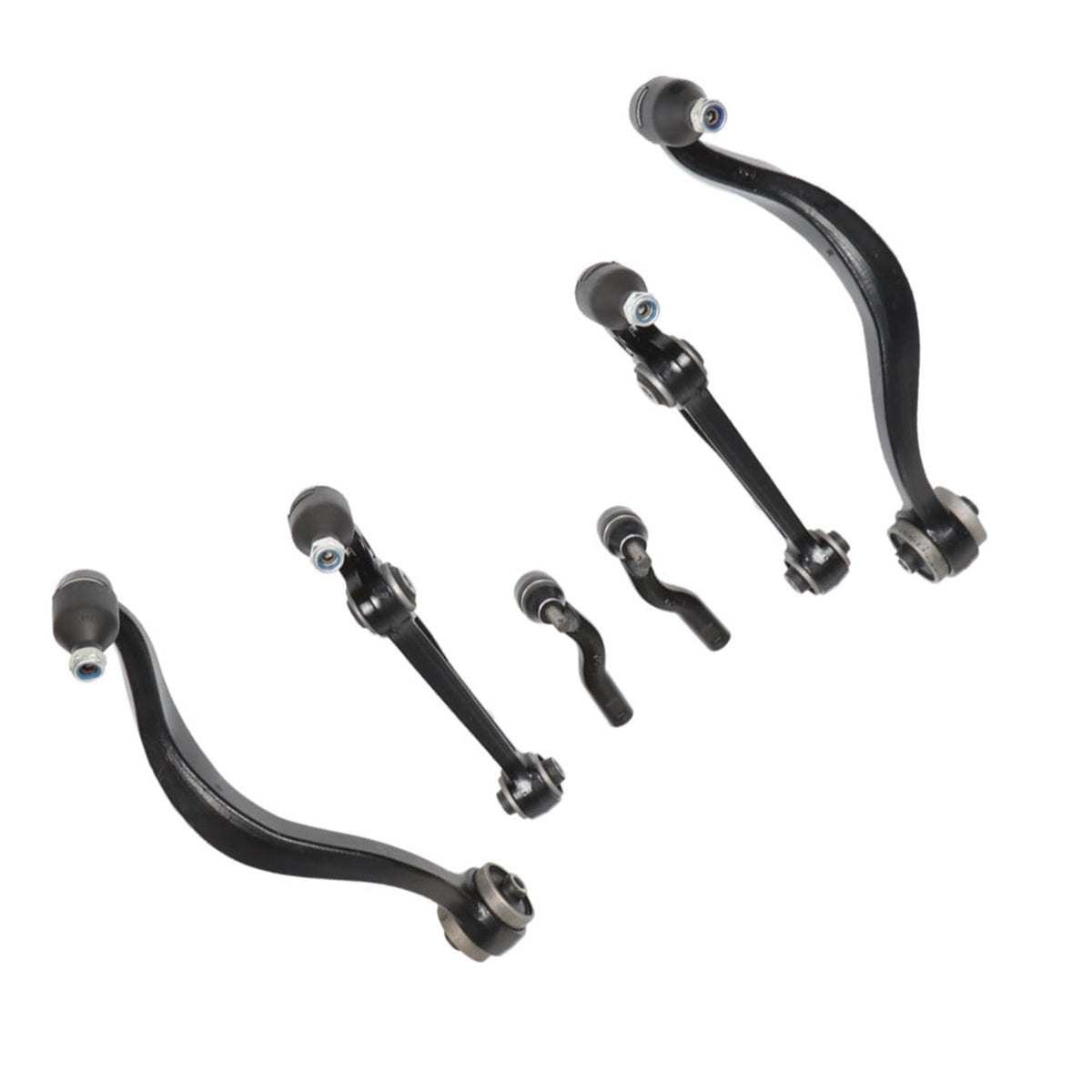 TOPPARTZ Front Upper Lower Forward Rearward Control Arm Kit Replacement for 2010-2012 Ford Fusion Milan MKZ