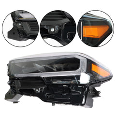 TOPPARTZ Headlight Assembly Replacement for Toyota Tacoma Full LED DRL 2020-2023 Headlights Set Driver Side