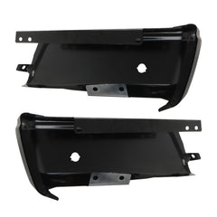 TOPPARTZ Set of 2 Rear Step Bumper Face Bars with Parking Aid Sensor Holes Replacement for 2015-2020 F150 FO1102383