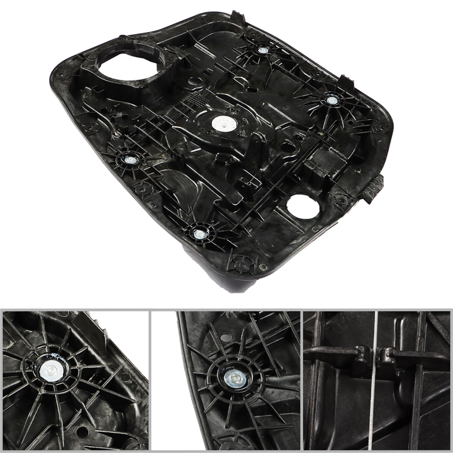 TOPPARTZ Front Left Driver Door Power Window Regulator 82471-2W010 824712W010 Replacement for 2013-2019 Hyundai Santa Fe XL Fe Sport