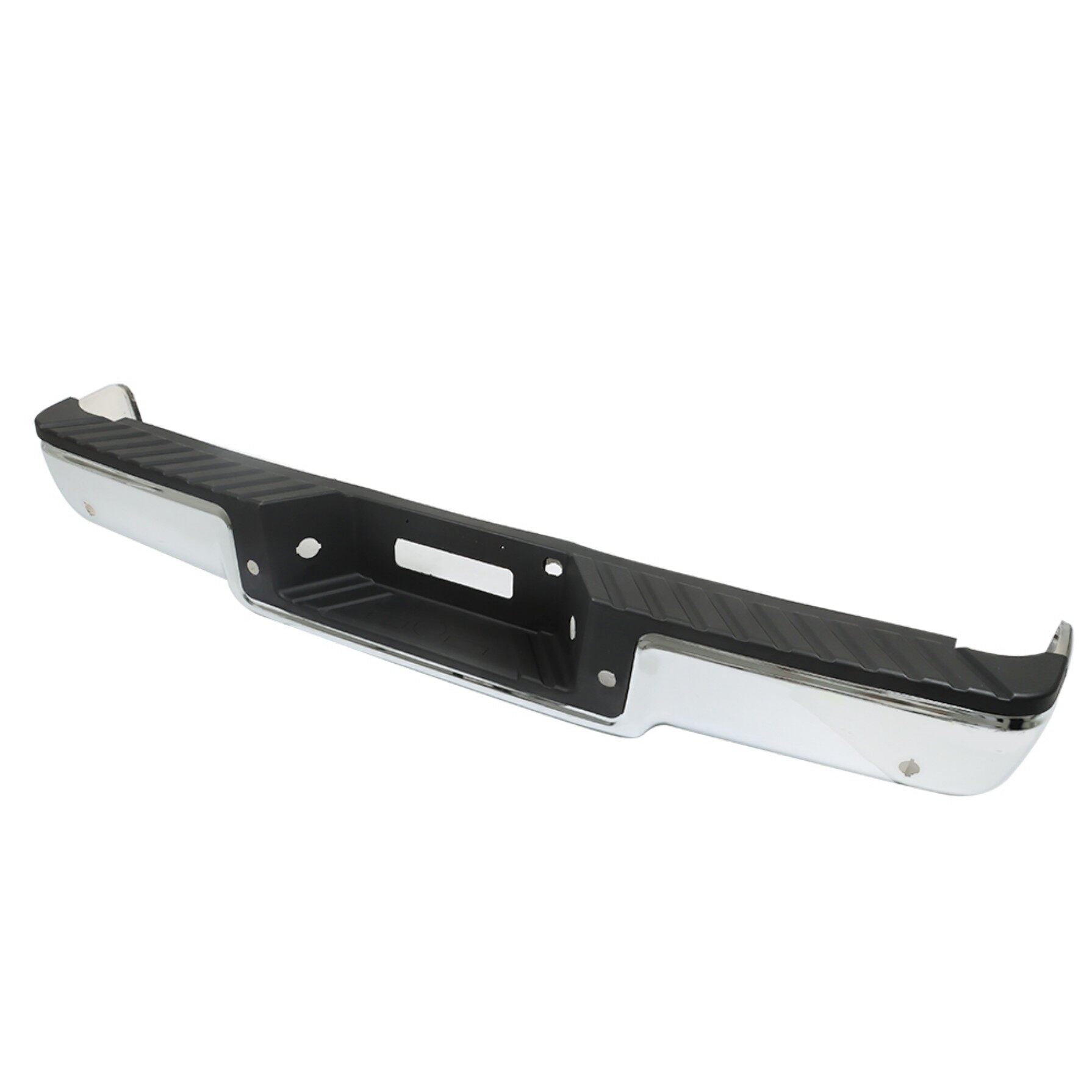 TOPPARTZ Rear Chrome Step Bumper with Rear Object Sensor Assembly Replacement for 2004-2006 F-150 4L3Z17906BA FO1103119
