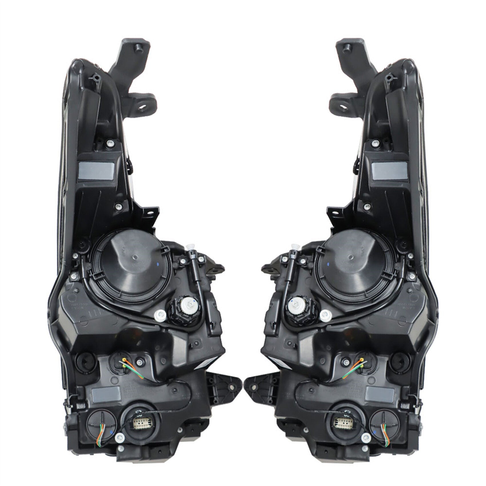 Headlights Assembly Replacement for 2013-2018 Cadillac ATS Driver & Passenger Side Halogen Chrome Left & Right Headlamps